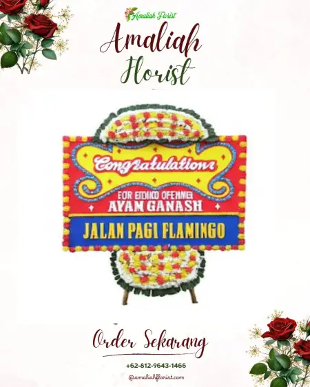 Sewa Papan Bunga Minyamur